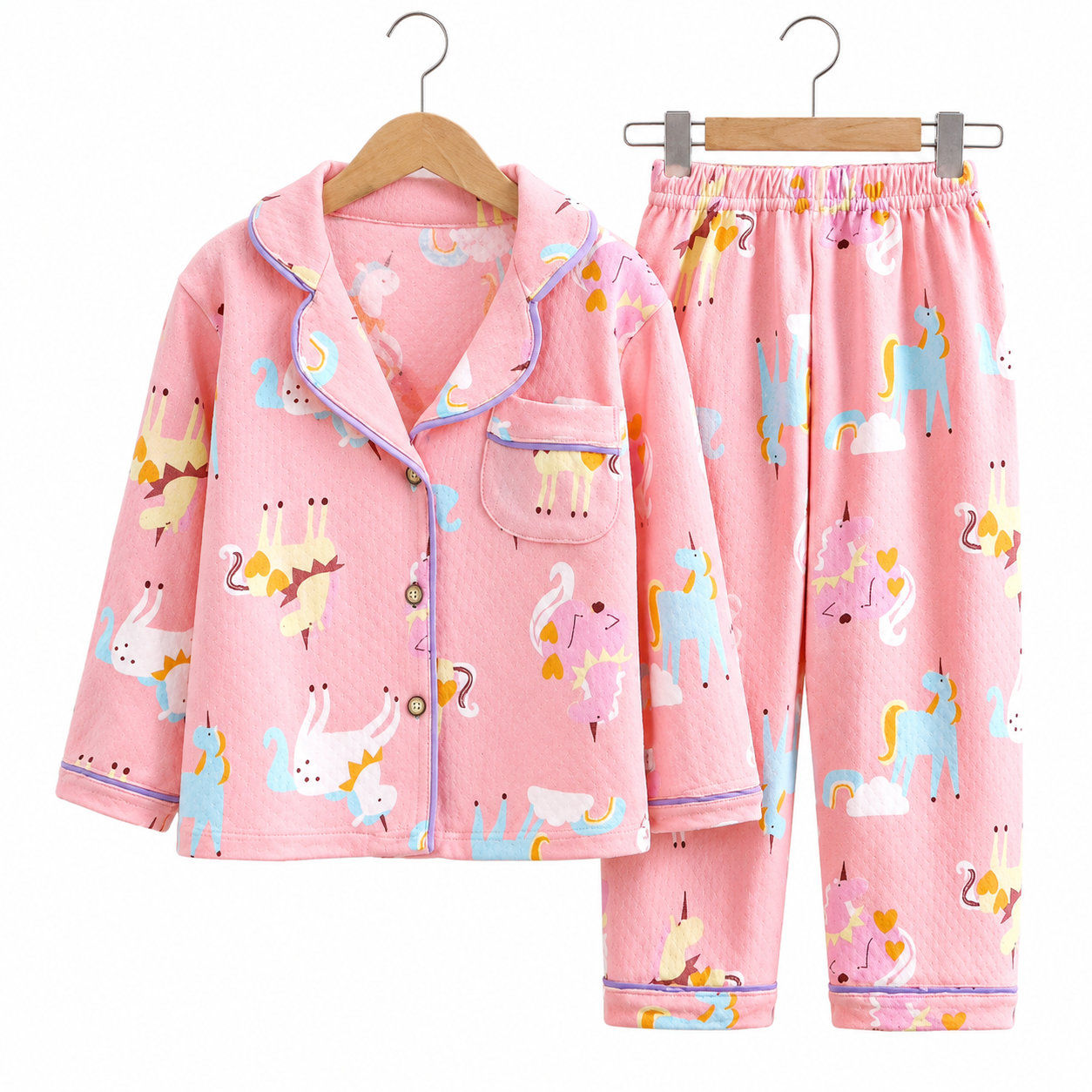 Ensemble Pyjama à motifs - Fille