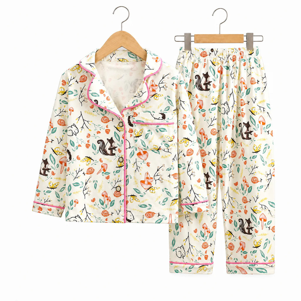 Ensemble Pyjama à motifs - Fille & Garçon